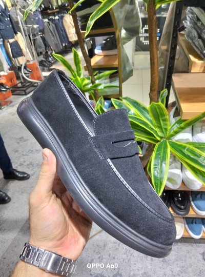 OLD  1500 Siyah süet  Detaylı Erkek Ayakkabı