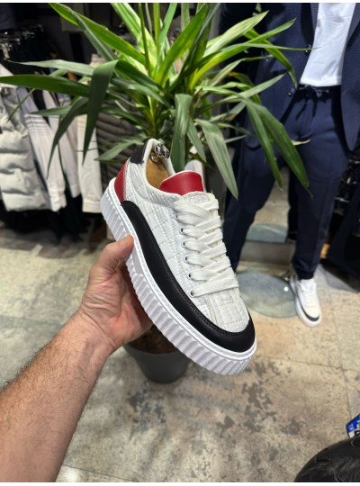 OLD- 5001 Kırmızı, Beyaz, Siyah