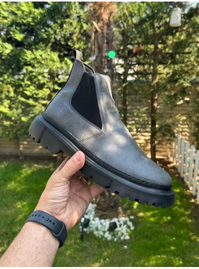 OLD  117 FÜME DERİ. KIŞLIK BOT