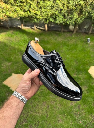 OLD- 7001 SİYAH RUGAN DERİ