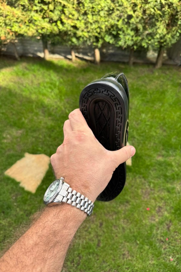 OLD- 7001 SİYAH RUGAN DERİ