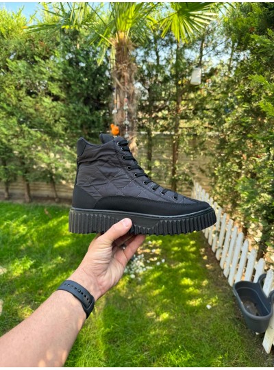 OLD 8104- SİYAH ,SİYAH ERKEK BOT