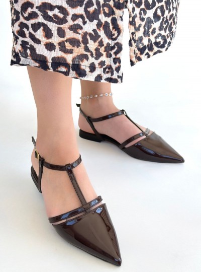 Canca Kahverengi Rugan Babet Ayakkabı