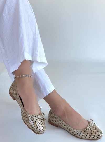 Icar Bej Cilt Babet Ayakkabı