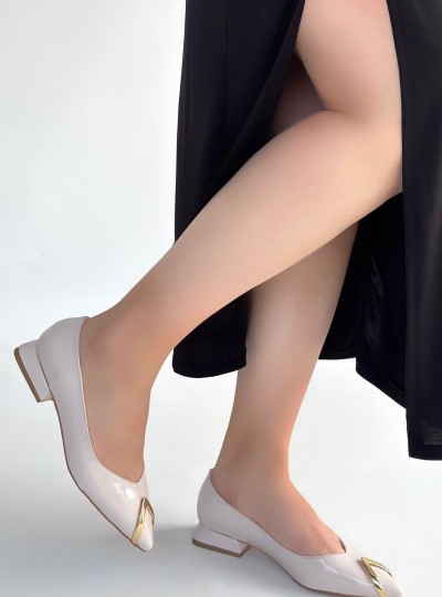 Goes Bej Rugan Babet Ayakkabı